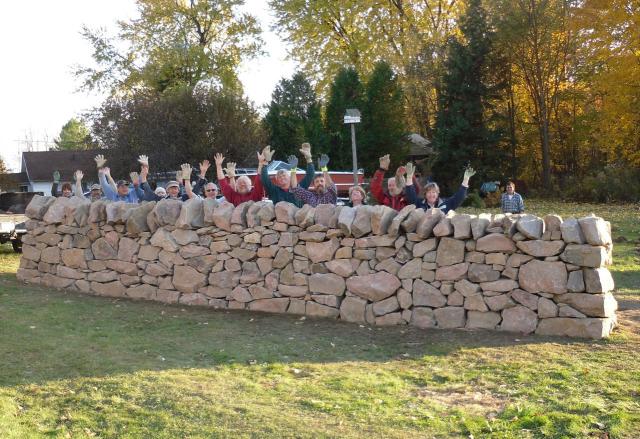 Happy Walling Students in Rockport Ontario 2009